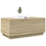 HKH Mesa de Centro com Luzes Led Carvalho Sonoma