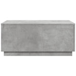 HKH Mesa de Centro com Luzes Led Cimento - Cinzento