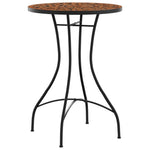 HKH Mesa de Bistro en Mosaico Ø Cerámica Terracota - Naranja
