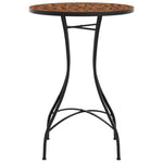 HKH Mesa de Bistro en Mosaico Ø Cerámica Terracota - Naranja