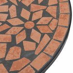 HKH Mesa de Bistro en Mosaico Ø Cerámica Terracota - Naranja