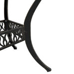 HKH Mesa de Jardim Ã˜90x75 Cm Alumínio Fundido Bronze - Marrom