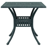 HKH Mesa de Jardim 80x80x75 Cm Alumínio Fundido - Verde