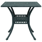 HKH Mesa de Jardim 80x80x75 Cm Alumínio Fundido - Verde
