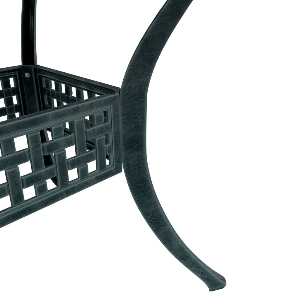 HKH Mesa de Jardim 80x80x75 Cm Alumínio Fundido - Verde