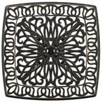 HKH Mesa de Jardim 53x53x53 Cm Alumínio Fundido Bronze - Marrom