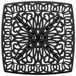 HKH Mesa de Jardim 53x53x53 Cm Alumínio Fundido - Preto