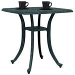 HKH Mesa de Jardim 53x53x53 Cm Alumínio Fundido - Verde