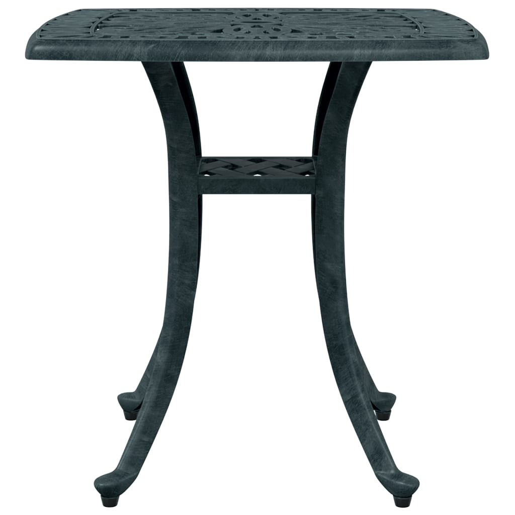 HKH Mesa de Jardim 53x53x53 Cm Alumínio Fundido - Verde