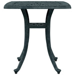 HKH Mesa de Jardim 53x53x53 Cm Alumínio Fundido - Verde