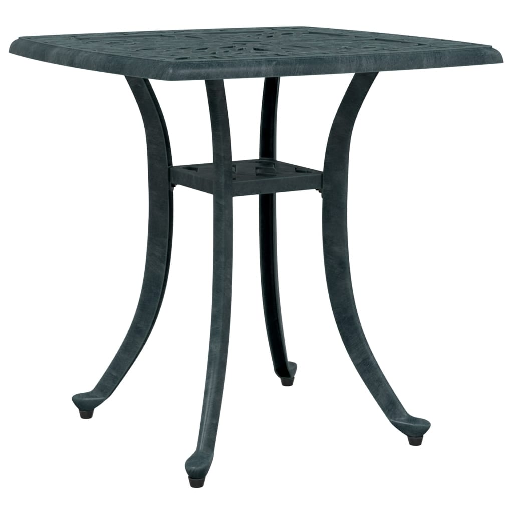 HKH Mesa de Jardim 53x53x53 Cm Alumínio Fundido - Verde