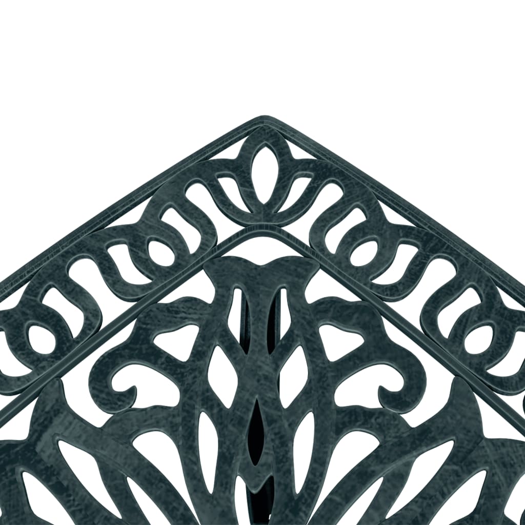 HKH Mesa de Jardim 53x53x53 Cm Alumínio Fundido - Verde