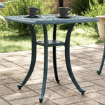 HKH Mesa de Jardim 53x53x53 Cm Alumínio Fundido - Verde