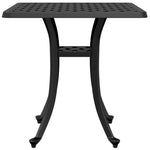 HKH Mesa de Jardim 53x53x53 Cm Alumínio Fundido - Preto