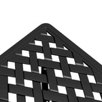 HKH Mesa de Jardim 53x53x53 Cm Alumínio Fundido - Preto