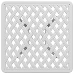HKH Mesa de Jardim 53x53x53 Cm Alumínio Fundido - Branco