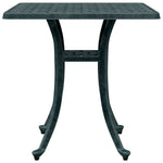 HKH Mesa de Jardim 53x53x53 Cm Alumínio Fundido - Verde