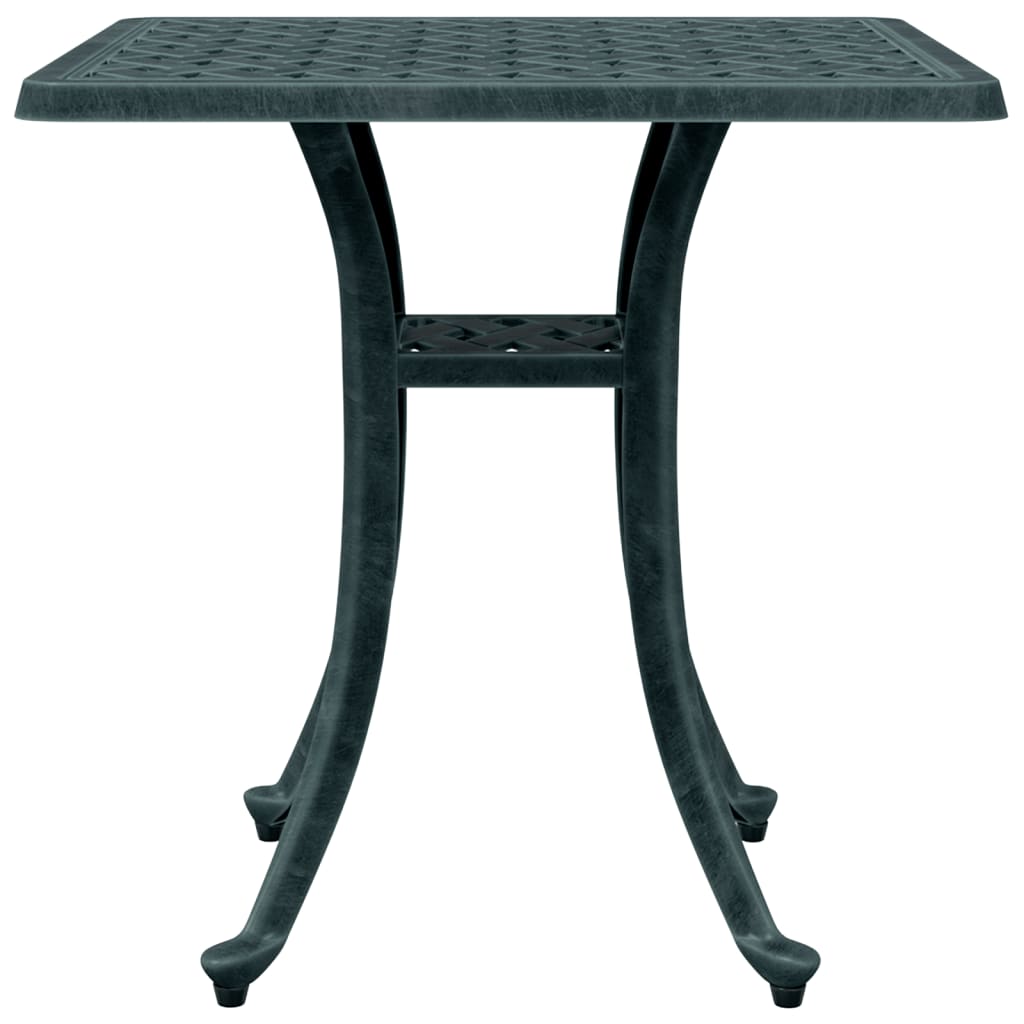 HKH Mesa de Jardim 53x53x53 Cm Alumínio Fundido - Verde