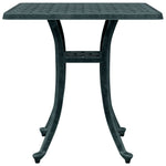 HKH Mesa de Jardim 53x53x53 Cm Alumínio Fundido - Verde