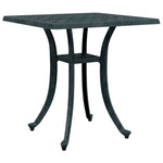 HKH Mesa de Jardim 53x53x53 Cm Alumínio Fundido - Verde