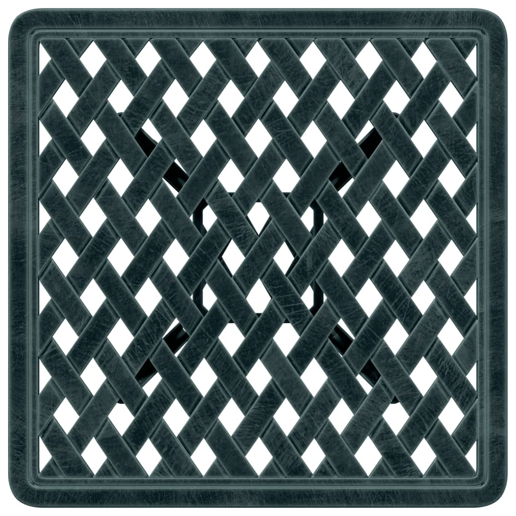 HKH Mesa de Jardim 53x53x53 Cm Alumínio Fundido - Verde