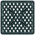 HKH Mesa de Jardim 53x53x53 Cm Alumínio Fundido - Verde