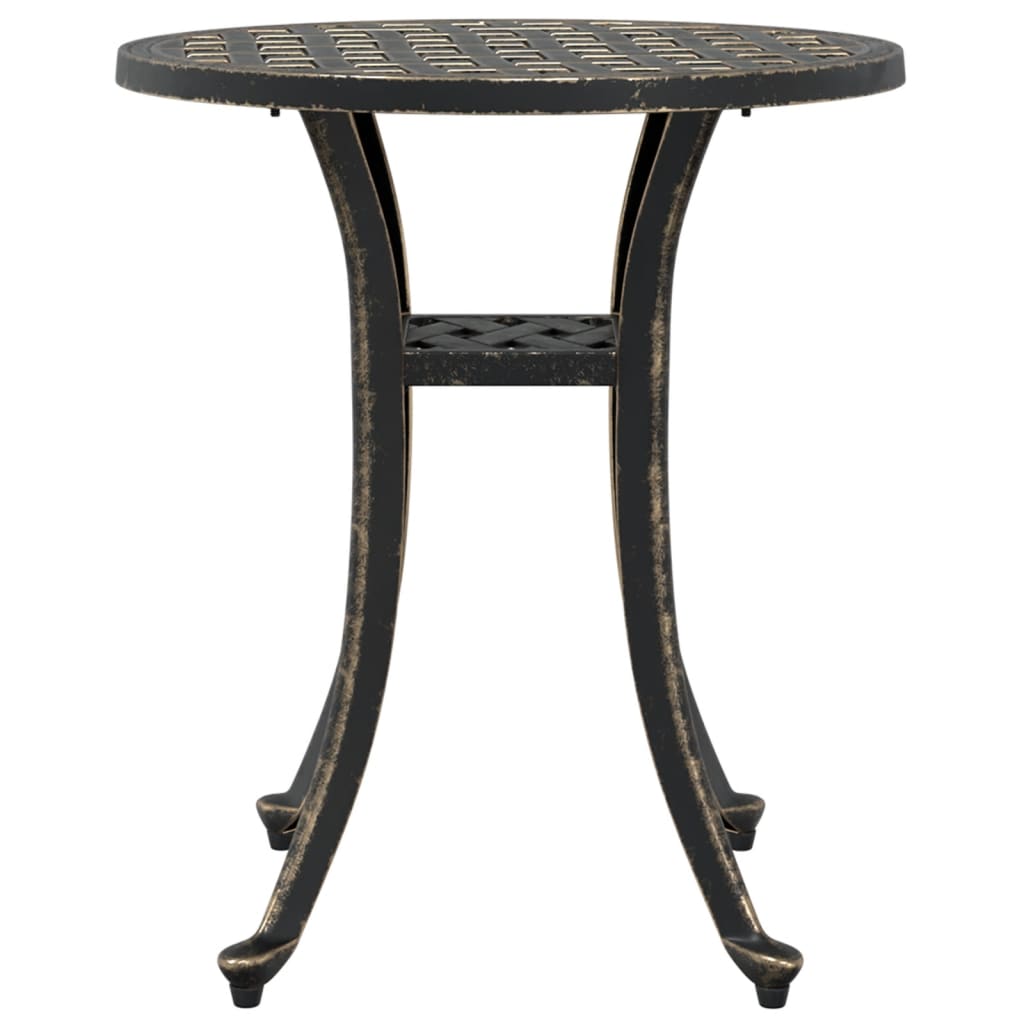 HKH Mesa de Jardim Ã˜48x53 Cm Alumínio Fundido Bronze - Marrom