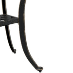 HKH Mesa de Jardim Ã˜48x53 Cm Alumínio Fundido Bronze - Marrom