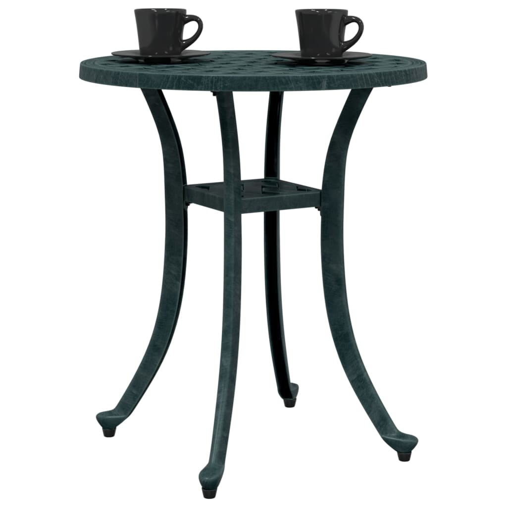 HKH Mesa de Jardim Ã˜48x53 Cm Alumínio Fundido - Verde