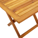 HKH Mesa de Apoio para Jardim 40x40x40 Cm Madeira de Acácia Maciça - Marrom