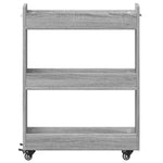 HKH Armário C/ Rodas Sonoma - 60x22x79 Cm - Cinzento