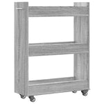HKH Armário C/ Rodas Sonoma - 60x22x79 Cm - Cinzento