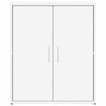 Aparador Moderno HKH en derivados de Madera 60 x 31 x 70 cm - Blanco
