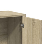 Aparador moderno HKH de madera DM, 60 x 31 x 70 cm - Roble Sonoma