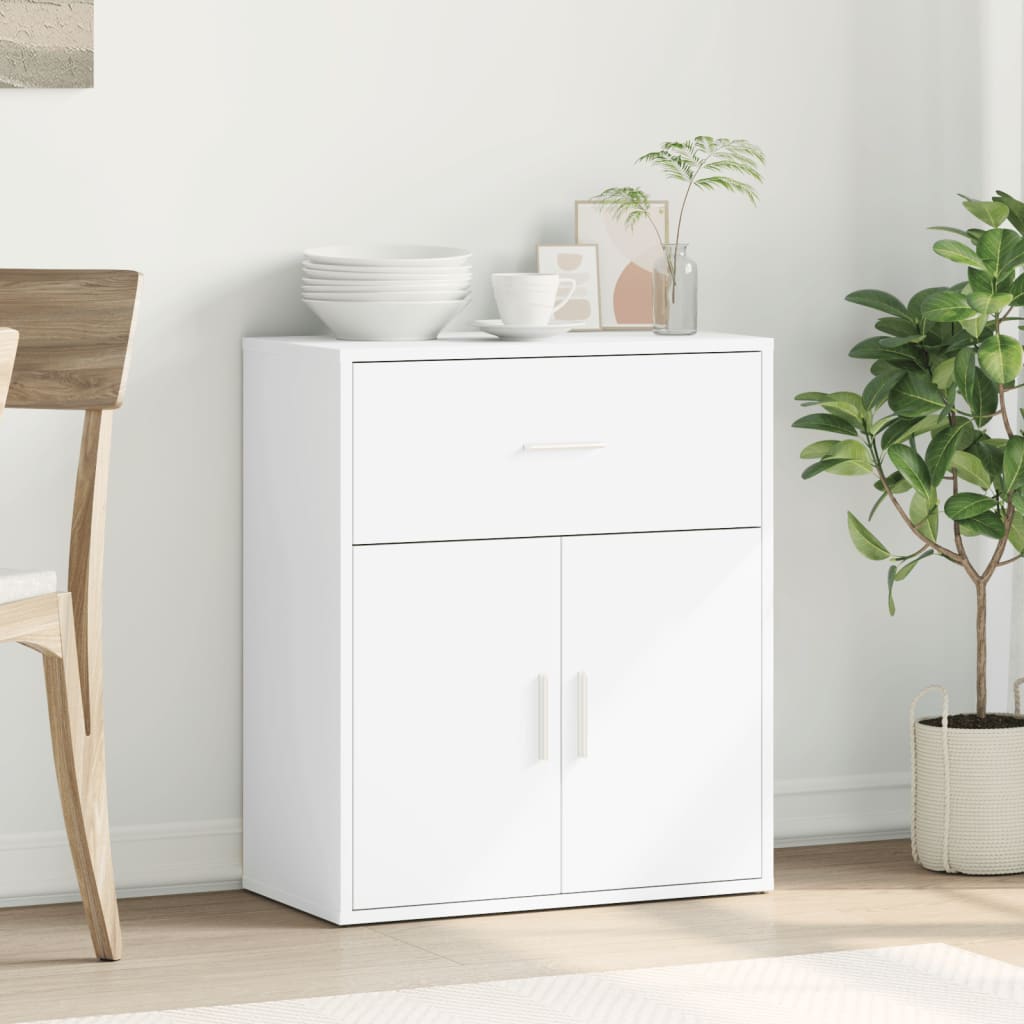 Aparador Moderno HKH en derivados de Madera 60 x 31 x 70 cm - Blanco