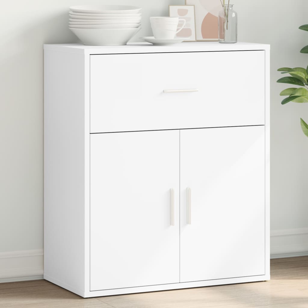 Aparador Moderno HKH en derivados de Madera 60 x 31 x 70 cm - Blanco