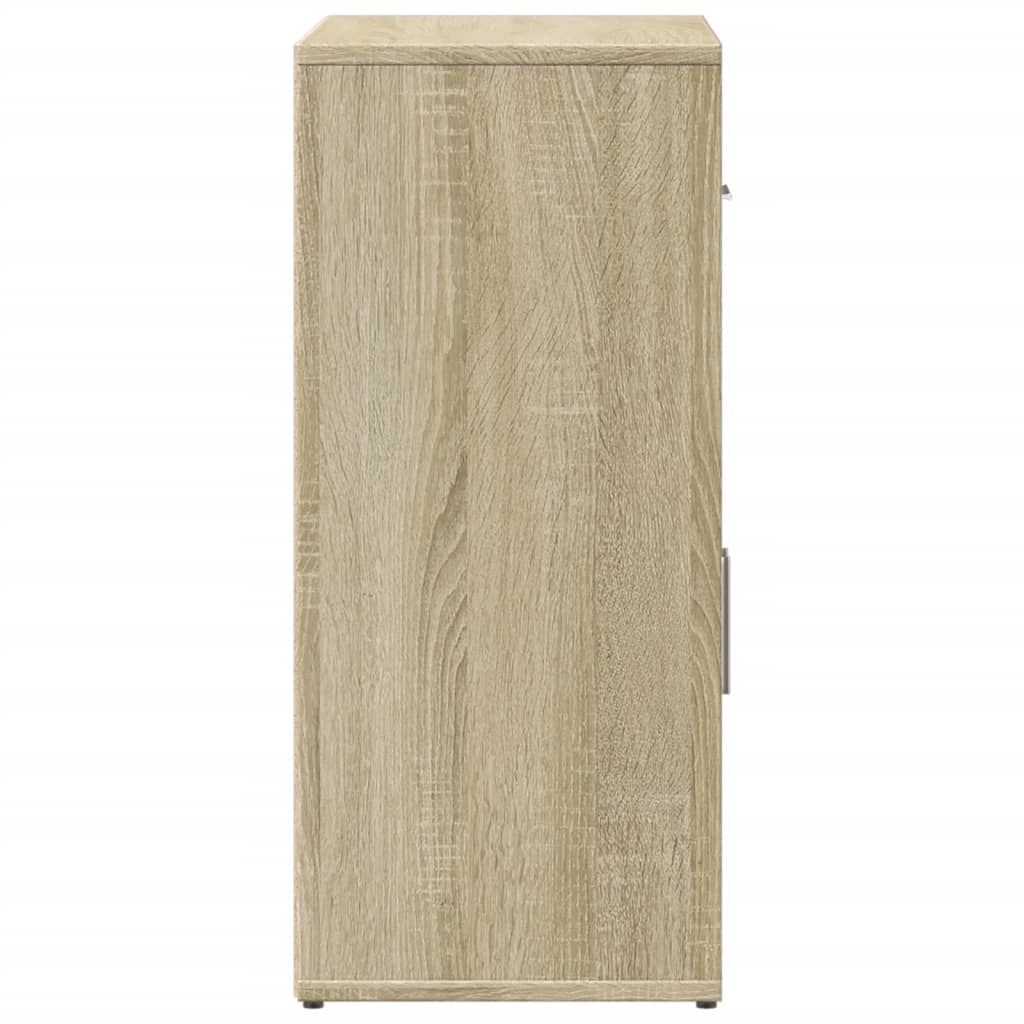 Aparador moderno HKH de madera DM, 60 x 31 x 70 cm - Roble Sonoma