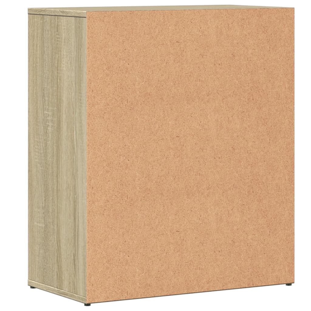 Aparador moderno HKH de madera DM, 60 x 31 x 70 cm - Roble Sonoma