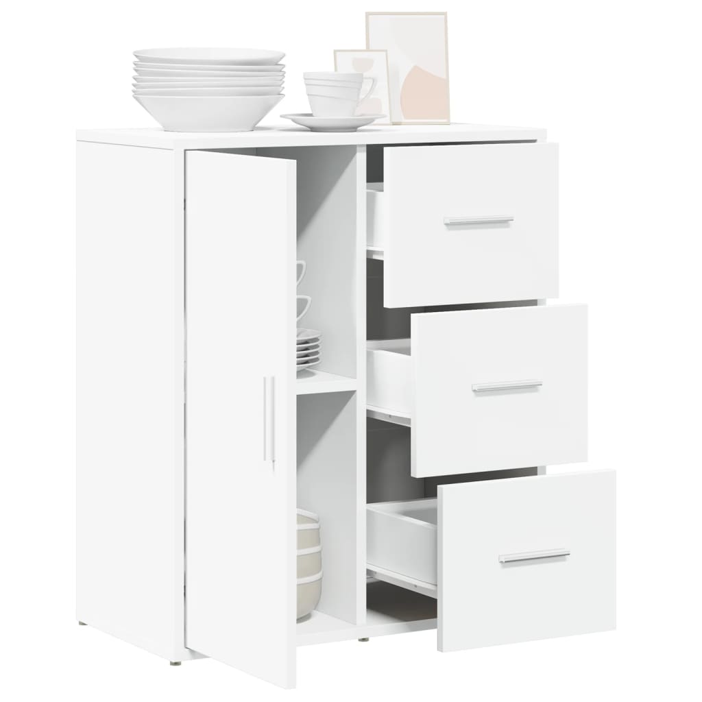 Aparador Moderno HKH en derivados de Madera 60 x 31 x 70 cm - Blanco