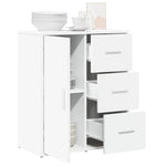 Aparador Moderno HKH en derivados de Madera 60 x 31 x 70 cm - Blanco