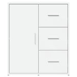 Aparador Moderno HKH en derivados de Madera 60 x 31 x 70 cm - Blanco