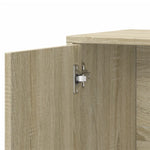 Aparador moderno HKH de madera DM, 60 x 31 x 70 cm - Roble Sonoma