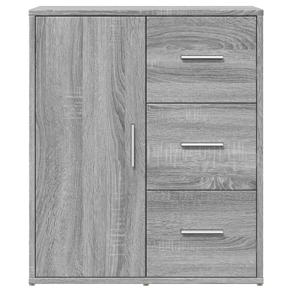 HKH Aparador Moderno em derivados de Madeira 60 X 31 X 70 Cm - Cinzento Sonoma