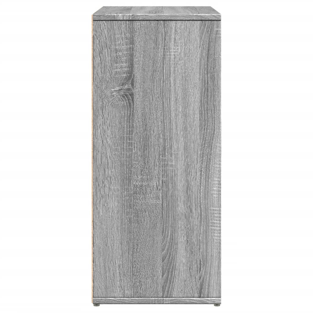 HKH Aparador Moderno em derivados de Madeira 60 X 31 X 70 Cm - Cinzento Sonoma