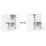 Aparador Moderno HKH en derivados de Madera 60 x 31 x 70 cm - Blanco