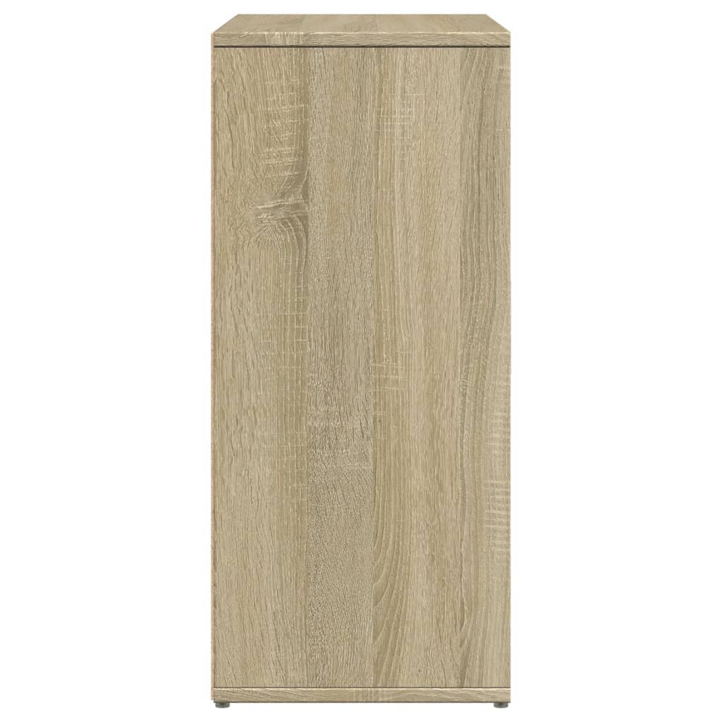 Aparador moderno HKH de madera DM, 60 x 31 x 70 cm - Roble Sonoma