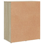 Aparador moderno HKH de madera DM, 60 x 31 x 70 cm - Roble Sonoma