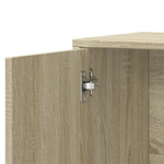 Aparador moderno HKH de madera DM, 60 x 31 x 70 cm - Roble Sonoma