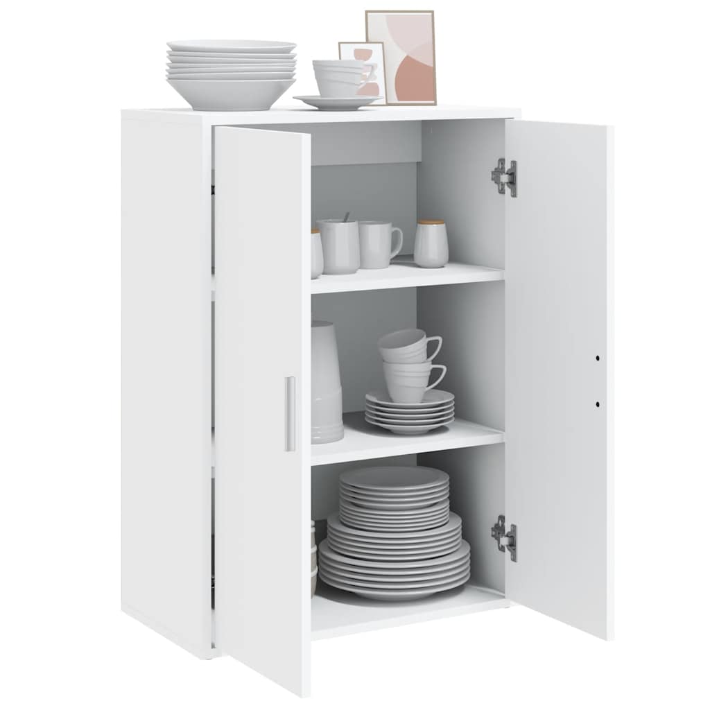 HKH Aparador Moderno em derivados de Madeira 60 X 31 X 84 Cm - Branco