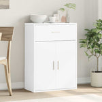 Aparador Moderno HKH de derivados de Madeira 60 X 30 X 84 Cm - Blanco